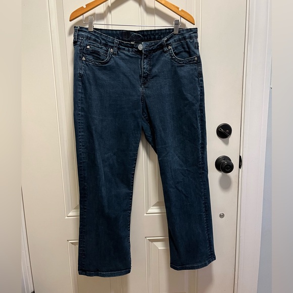 KUT from the Kloth 16W Women's Mid-Rise Back Flap Pockets Blue Jeans - Picture 2 of 9